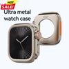 Чехол для iWatch Ultra 2 3 Металлический корпус Задняя крышка из ПК Для Apple Watch Чехол Серии 11 10 9 8 7 se 6 45мм 44мм Превратить в Ultra 49мм