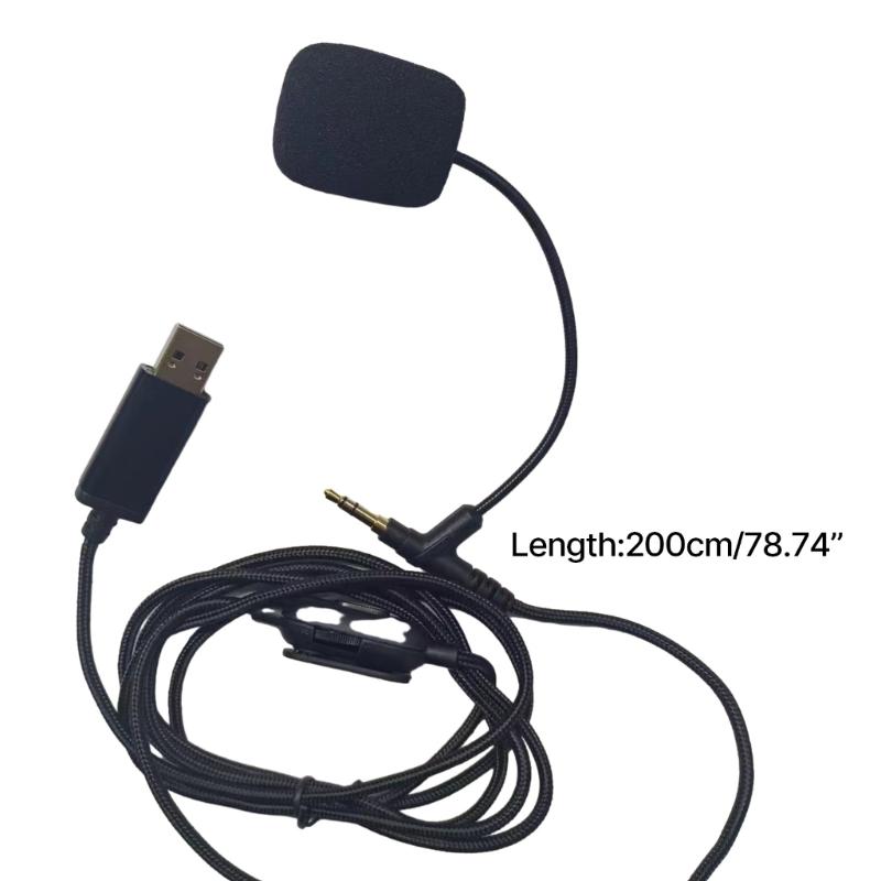 Профессиональный микрофонный кабель 3,5 мм для наушников WH1000XM5 XM4 MDR10R MDRXB950BT для игр, музыки, общения
