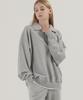 PIANER Essential Oversized Half-Zip Sweatshirt (Melange)