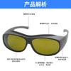 Laser Safety Goggles for Professional Laser Cutting, Engraving, and Laser Hair Removal200-450 800-1100nm Laser glasses