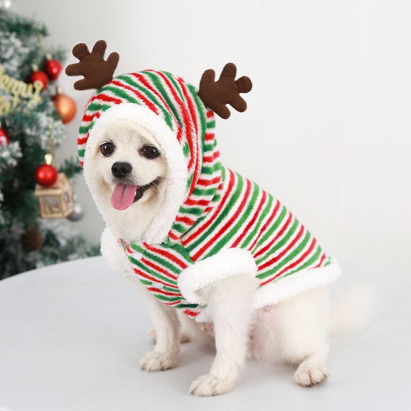 2025 Hoodies Dog Clothes Pet Cat Christmas Winter Sweatshirt Chihuahua Dog Coat Clothing Winter Pet Puppy Clothes Vest Jacket