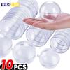 Wholesale Transparent DIY Plastic Ball Filling Decorative Hanging Ornaments Christmas Tree Open Ball Box Gifts for Wedding Party
