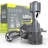 Car Led Headlight Gt4 With Lens H4 Far And Near Integrated 12V24V Motorcycle Laser Light