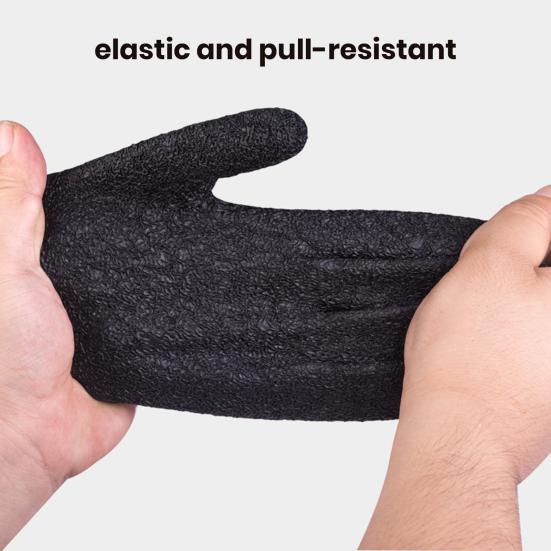 1 Pair Fish Catching Gloves with Release Carabiner High Strength Anti-Slip Puncture Proof Fishing Gloves Fishing Accessories