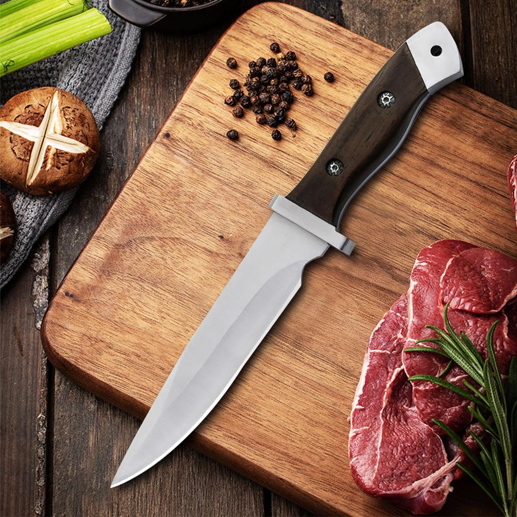 Кухонный нож Кухонный нож Кухонный нож Тесак для мяса Кухонный нож из нержавеющей стали Нож для обвалки Нож мясника Инструмент для приготовления фруктов