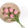 Handmade Sweet Flower Bouquet Graduation Gifts Artificial Tulip Flower Tulip Twisting Rod  Birthday