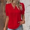 Летняя женская футболка, модные полые женские рубашки с короткими рукавами, топы