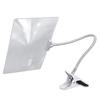 4X Большая лупа для чтения во весь лист с гибким гусиным горлом для пожилых