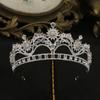 Bridal Crown Tiara Baroque Simple and Elegant Female Birthday Crown Wedding Dress Photo Studio Accessories