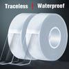 Nano Tape Двусторонние клейкие ленты Прозрачные NoTrace Многоразовые водонепроницаемые настенные наклейки для ванной комнаты, кухни, товаров для дома