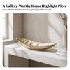 Boat-Shaped Fruit Tray Sculptural Dish Low-Silhouette for Home Decorators