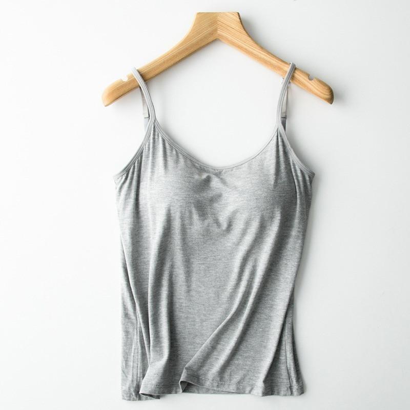 Женские топы на бретельках со встроенным бюстгальтером, жилет с подкладкой под шею, облегающие топы на бретелях, летний зеленый, черный топ с бретелькой на шее