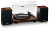 Lenco LS-600WA Turntable (nut) + Speakers HiFi Set, Lenco
