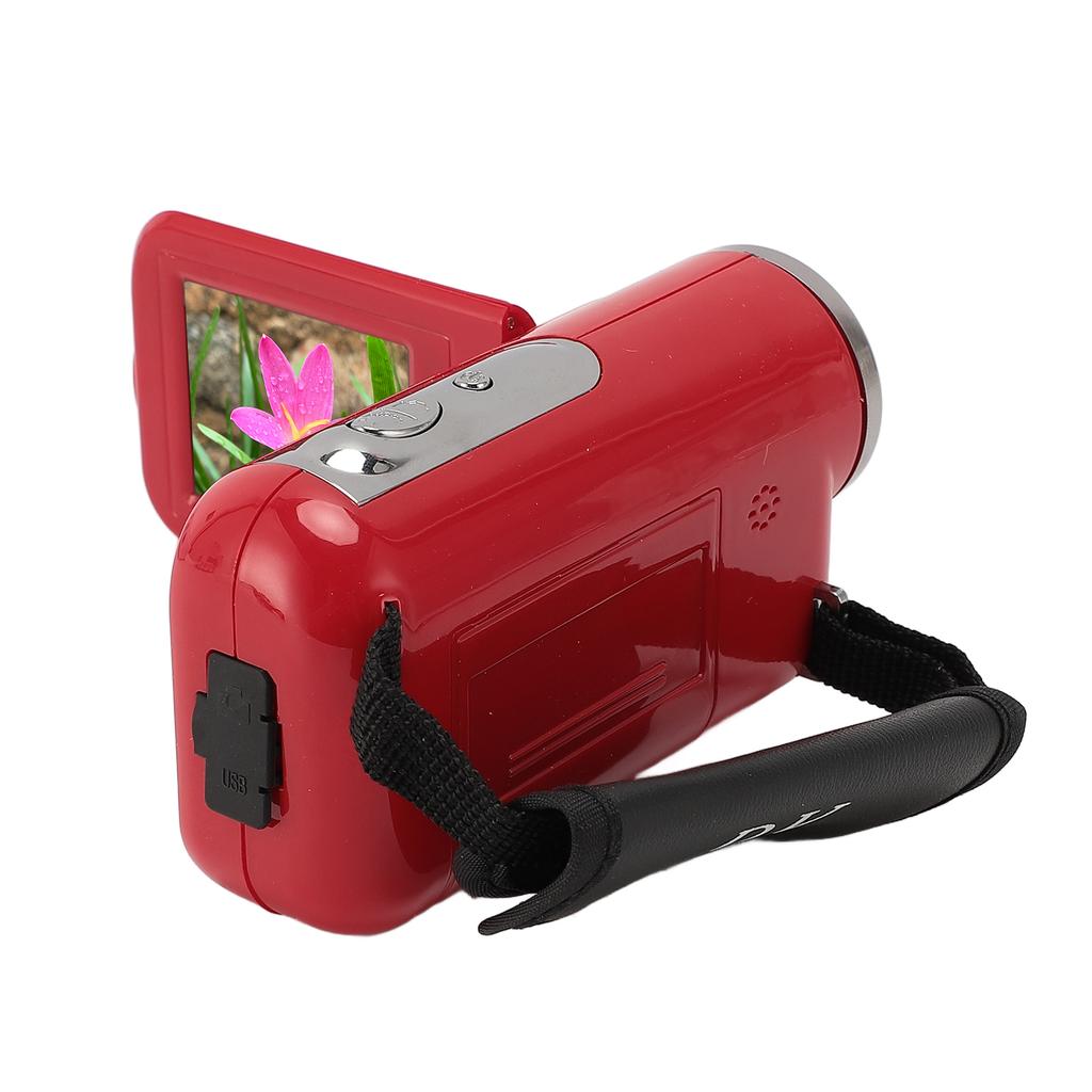 Digital Video Camera Recorder 1080P HD 16MP Portable DV Camcorder 16X Digital Zoom 2in Screen 128GB