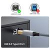 Кабель для принтера SUNROZ USB - USB Type-B Hi-Speed 480Mbps Тканевая оплётка, 3 м (A48753)