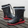 Men's Waterproof Anti-slip Rain Boots Outdoor Fishing Boots New Rain Boots Men's Rubber Shoes with Velvet To Keep Warm In Winter