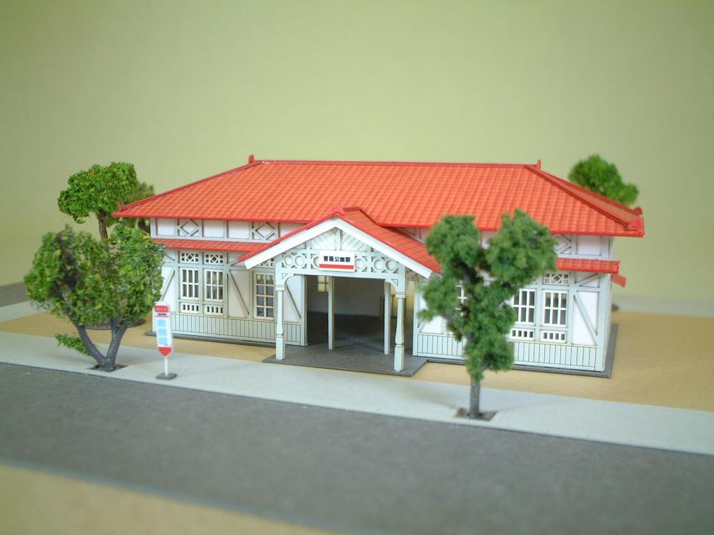 Sankei Nostalgic Diorama Series Здание станции B 1/150 MP03-20