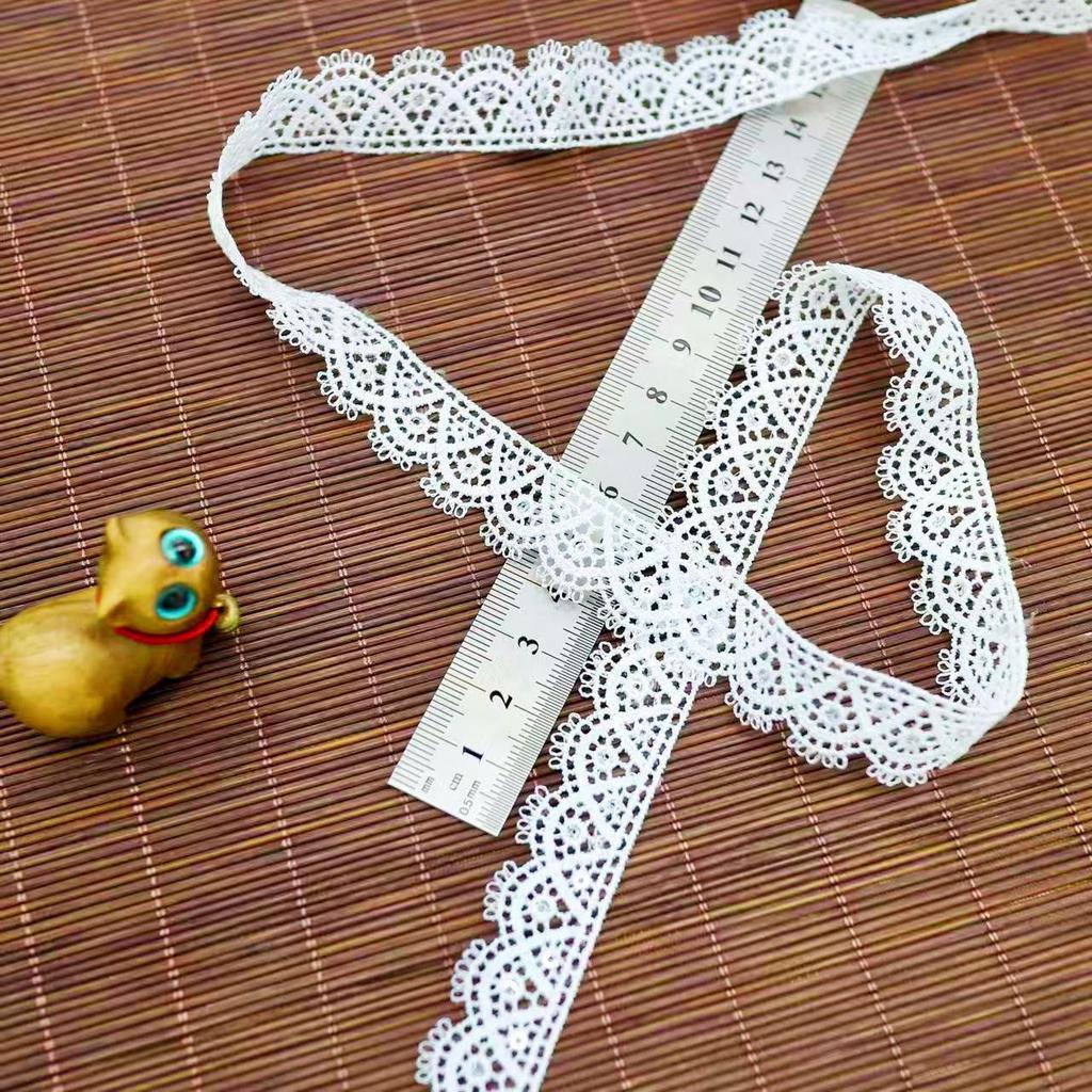 Полиэстер Водорастворимое Кружевное Дополнение DIY Одежда Мори Ожерелье Цепочка на Ключицы Головной Убор Материал для Бретелей