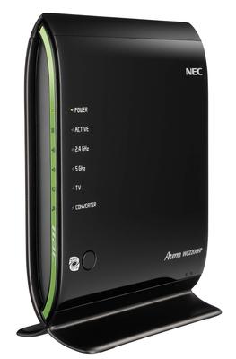 Беспроводной LAN-маршрутизатор NEC Aterm, базовый блок WiFi, 1733 Мбит/с, 450 Мбит/с, 4LDK, количество подключений 18, WG2200HP, 11ac/n/a/g/b, 3-этажный, PA-WG2200HP