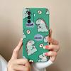 Чехол для телефона Huawei Nova Y70 Новый дизайн Жидкий силикон Задняя крышка для Huawei Nova Y70 Plus Мультяшный динозавр Ультратонкий корпус