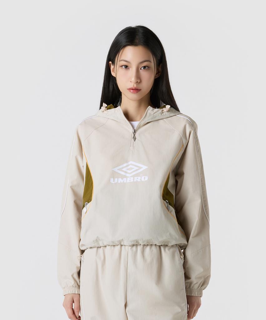 Umbro Hbl Engineered Crew Анорак с капюшоном Бежевый (Uq323Cwt97) (Тип)