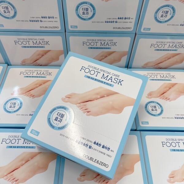 Double & Zero - Double Special Care Foot Mask, Увлажнение, Kbeauty, Корейская косметика, образец