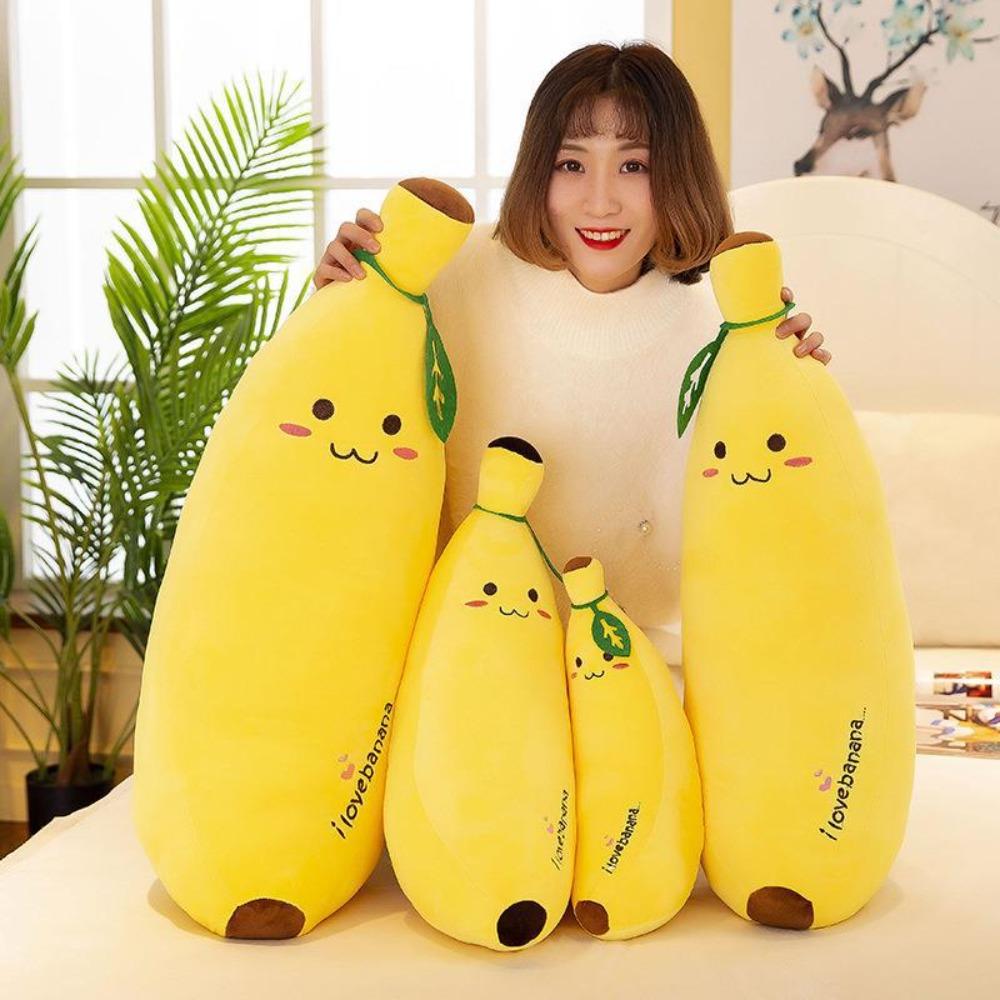Party Decor Decorations Banana Plush Toy Fruit Plush Doll Banana Stuffed Toys Fruit Plush Pillow