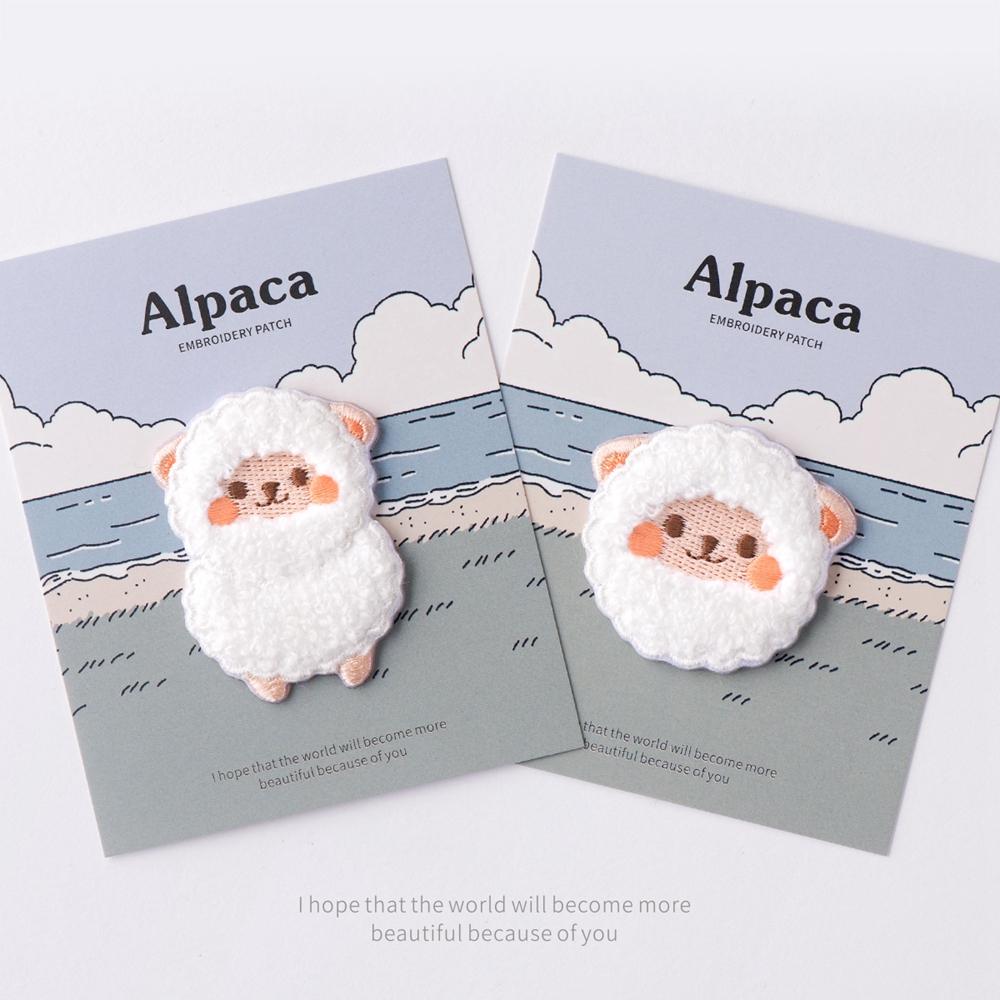 Sheep Plush Stripes Bear For Baby Sew On Applique Badges Iron On Patches Stickers On Clothes