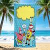 1Pc Spongebob Friends Adventure Beach Towel Quick Dry Multiuse For Beach Pool Gym Yoga Home Travel Christmas Halloween Xmas Gift L1430
