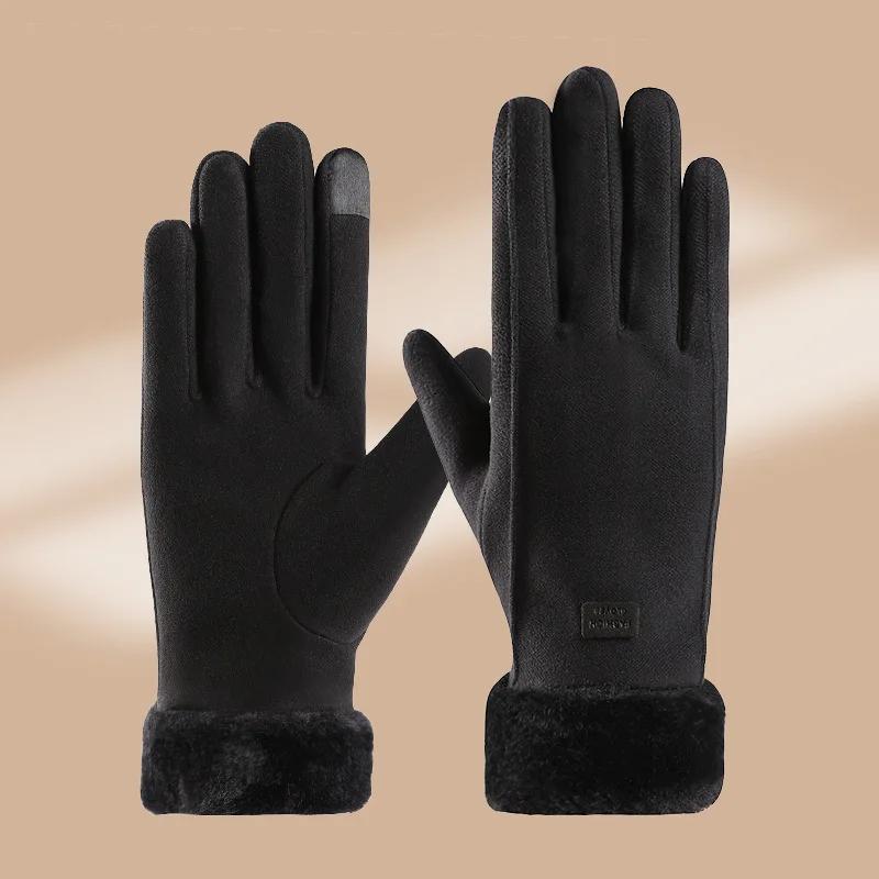 Women's Gloves Warm Windproof Winter Gloves For Women Cold Resistant Touch Screen Gloves Finger Gloves Halloween Accessories