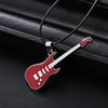 High Quality Stainless Steel Necklaces For Men Women Feather Flame Guitar Cross Pendant Necklace Jewelry Wholesale Dropshipping