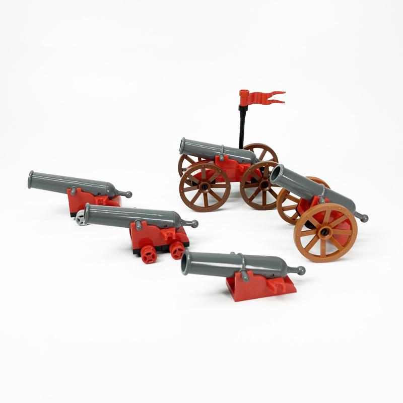 Пазл Собранный Строительные Блоки Пушка Военное Оружие DIY Пластиковые Детали Игрушки Аксессуары Детское Просвещение Образование