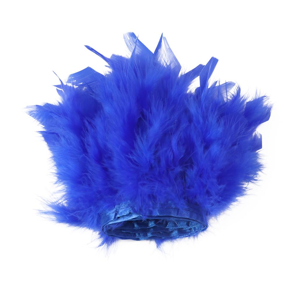 FeatherRed Turkey Feathers Trim 10-15cm 4-6 Inch Natural Feather Ribbon for Sewing Clothing Fringe Plumes Wedding Decoration