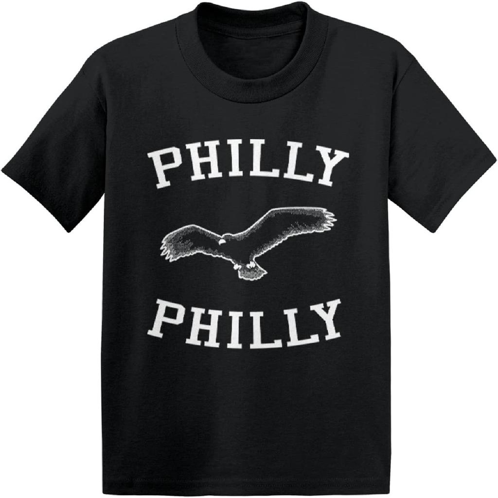 Philly Philly - Хлопковая футболка с коротким рукавом для младенцев и малышей с изображением спортивного орла