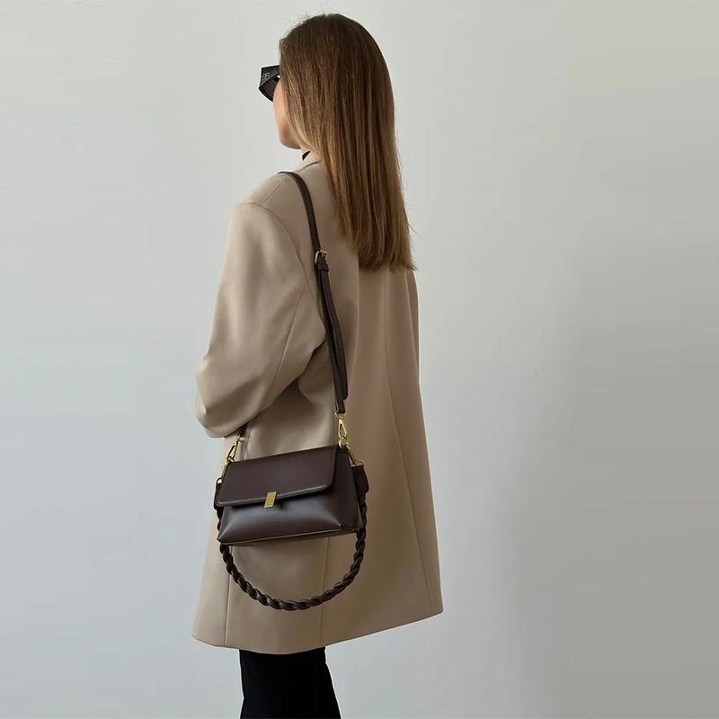 2025 Модная ретро-маленькая квадратная сумка для женщин из искусственной кожи, сумки через плечо, сумки через плечо, модная простая женская сумка