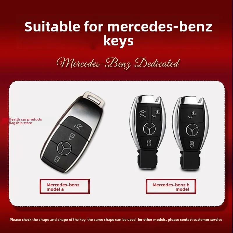 Car Remote Key Case Cover Shell Fob For Mercedes Benz A C E S G Class W177 W205 W213 X167 W222 CLA GLE GLB GLS AMG Maybach qw1