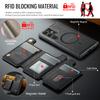 MAGKING K3 Series For Samsung Galaxy S24 Ultra Case Compatible with MagSafe Wallet PC+TPU+PU Phone Cover