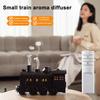 Креативный увлажнитель-диффузор в виде поезда 300 мл Диффузор для ароматерапии с эфирными маслами со светодиодами, меняющими цвет 2 режима распыления Тихий ультразвуковой диффузор
