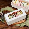 Эксклюзивная коробка для выпечки из-за границы: Коробка для упаковки маффинов, пирожных, пончиков с окошком