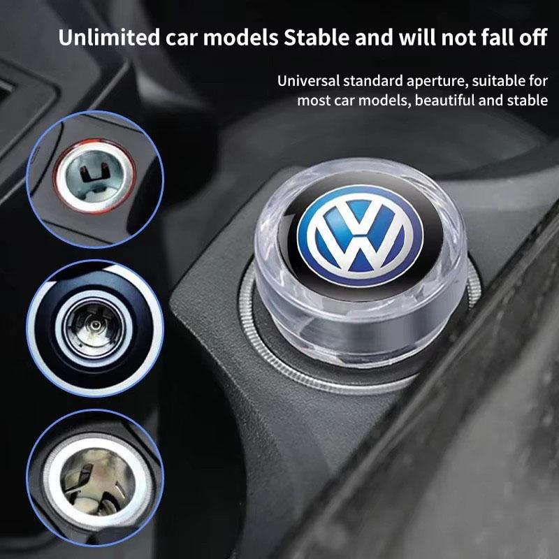 ear1 ABS Car Cigarette Lighter Caps Dust-proof Protector Covers for Volkswagen VW GTI Rline GOLF JETTA PASSAT Polo SR32 TIGUAN T-ROC