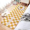 Минималистичный клетчатый нескользящий ковер для спальни и гостиной