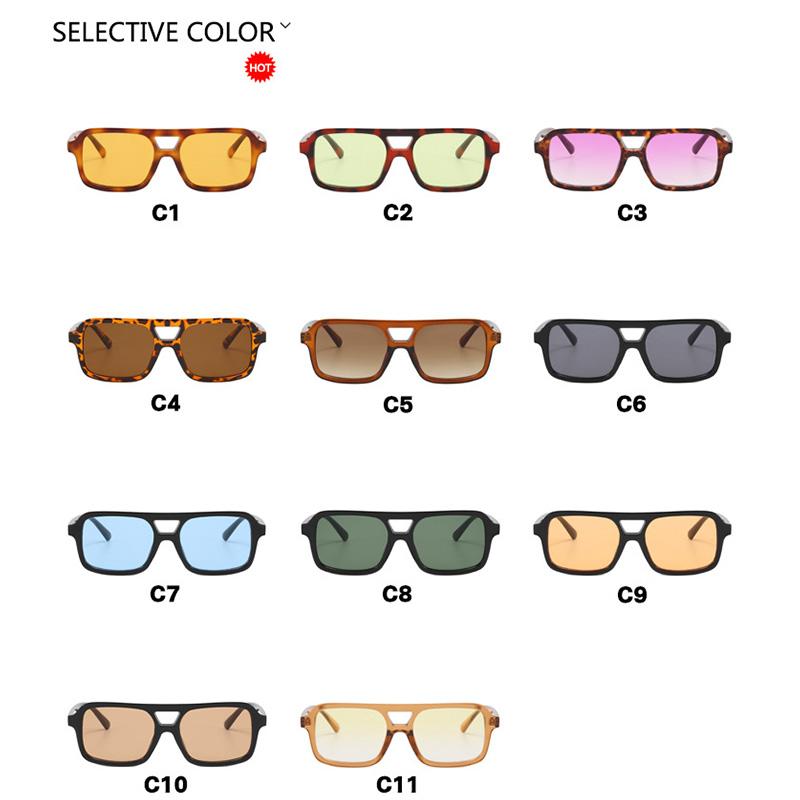 Vintage Classic Pilot Sunglasses Women Men Retro Colorful Brand Double Girder Sun Glasses Outdoor Driving Glasses