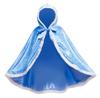 Panegy Kids' Elsa and Anna Frozen Cape Princess Costume, Disney, Christmas Gift, Event, Party, Halloween Costume, Girl's Hooded Cloak, Blue A 110