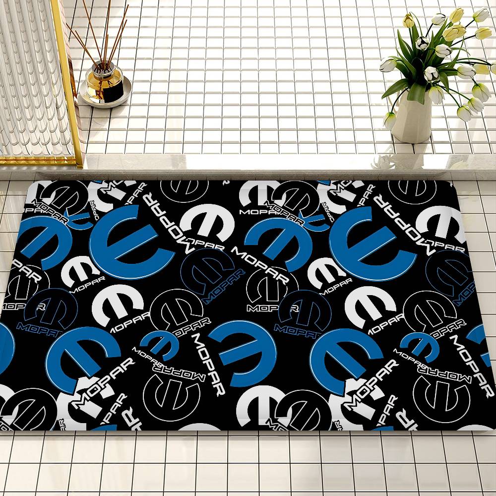 M Mopar Bathroom Mat Kids Room Bedroom Decoration Balcony Anti Slip Doormat Living Room Welcome Rug