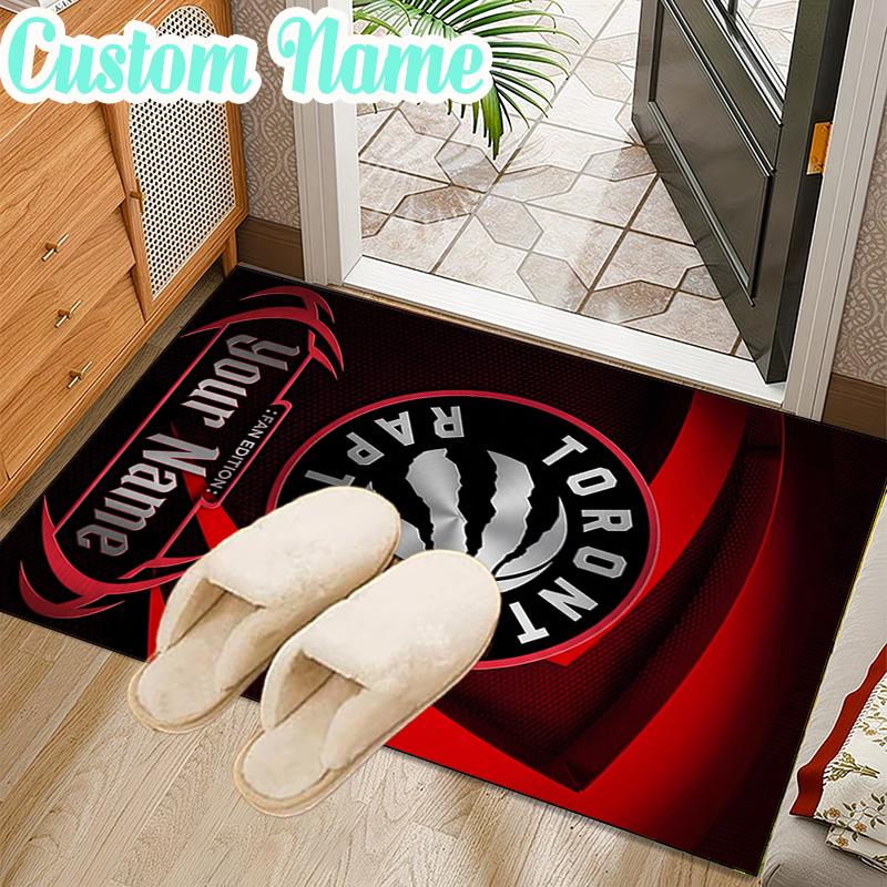 Custom Name Raptors basketball Logo Rug Office Rug Chair Mat Non Slip Carpet Rugs for Bedrooms Dining Room Living Room Home Decor gifts