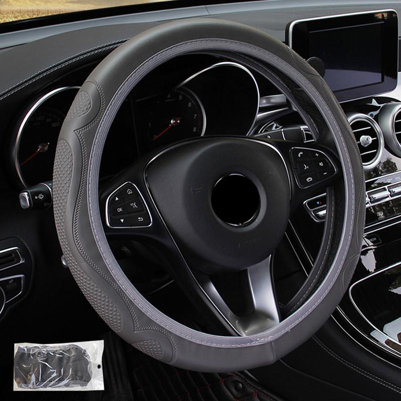 Новый противоскользящий чехол на руль, оплетка на чехол на руль Cubre Volante, дышащий чехол на руль, автомобильный аксессуар