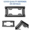 EVA Material Bumper Guard Black Color Tag Cover Protector License Plate Frame  Universal Model