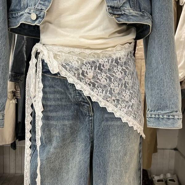 Петух Дом кружево сращивание треугольный маленький шелковый шарф декоративный пердящий занавес фартук штабелирование артефакт