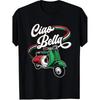 T-Shirt Featuring A Scooter, Moped, And The Italian Flag With The Phrase 'Ciao Bella'