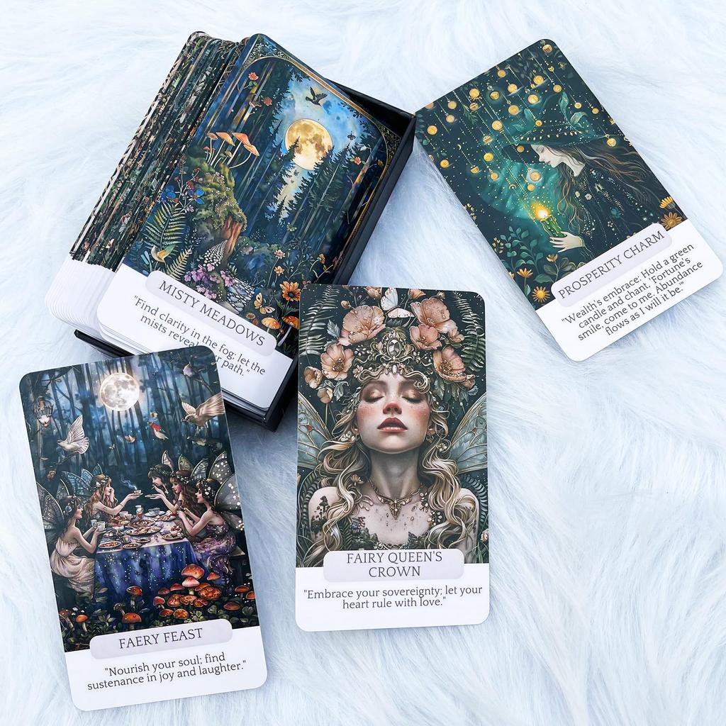 Оракул 'Шепот Фей': Оракул для начинающих, Оракул «Шепот природы», Магические и мистические силы, чтобы вдохновить и направить вас.